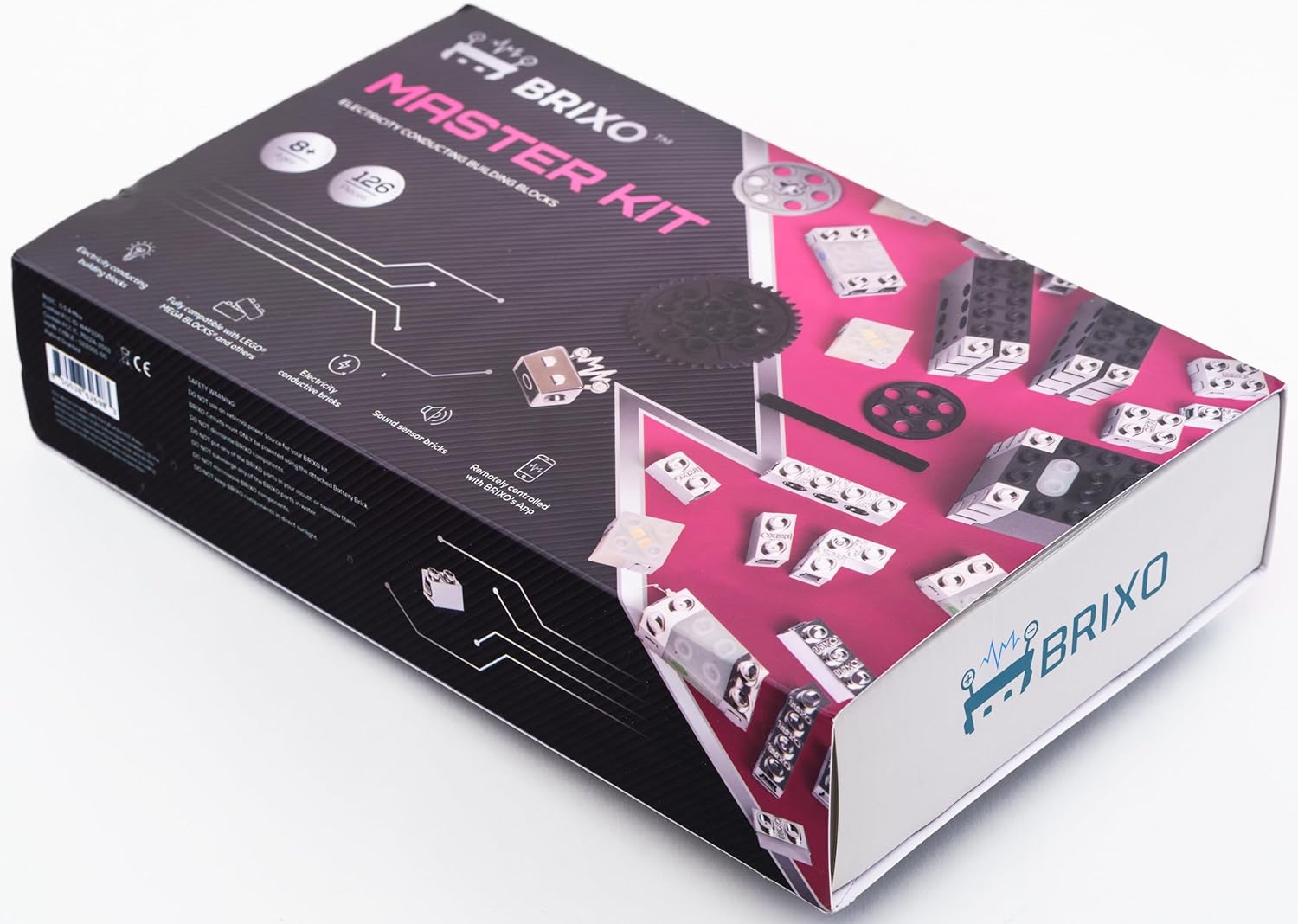 Brixo - elektrische bouw blokken - Master Kit (126 stuks)