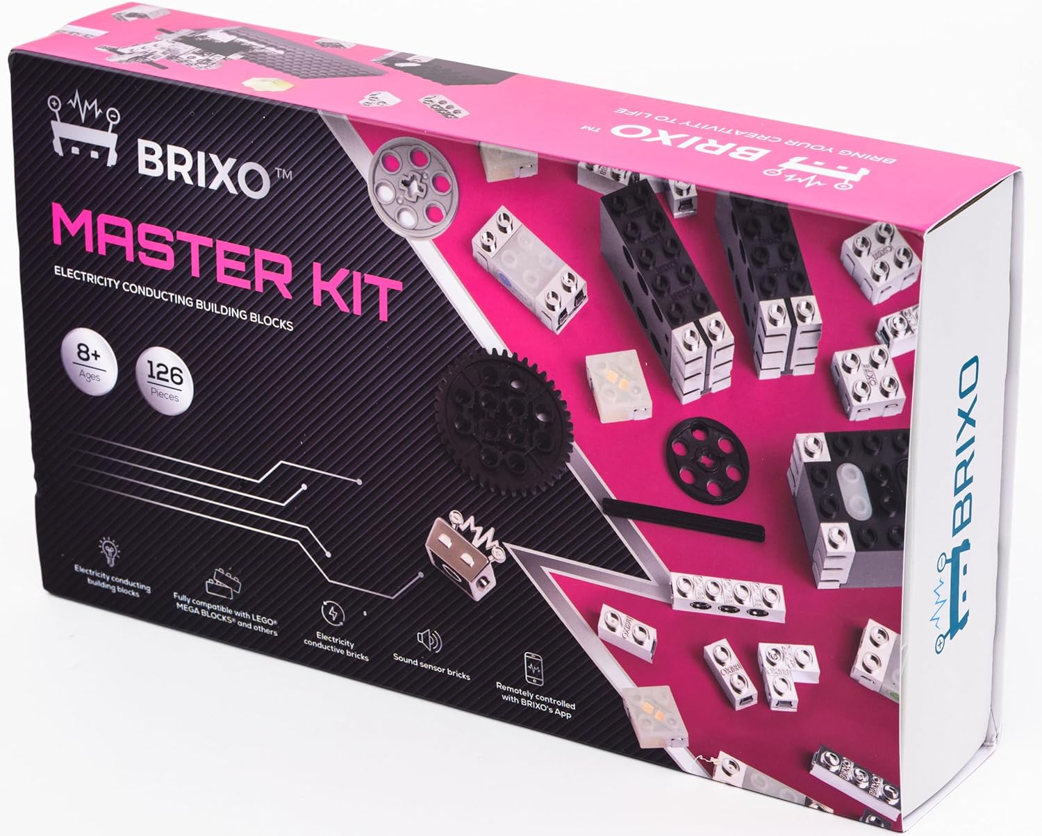 Brixo - elektrische bouw blokken - Master Kit (126 stuks)