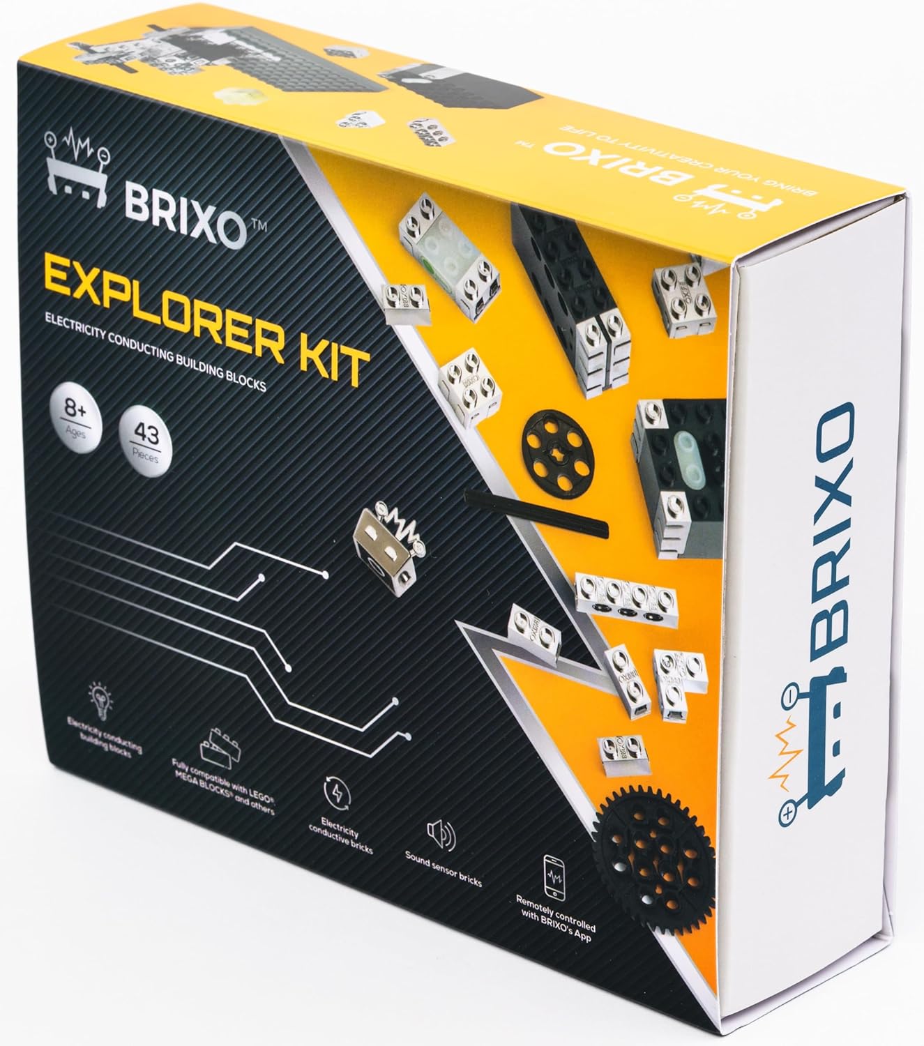 Brixo - elektrische bouw blokken - Explorer (43 stuks)