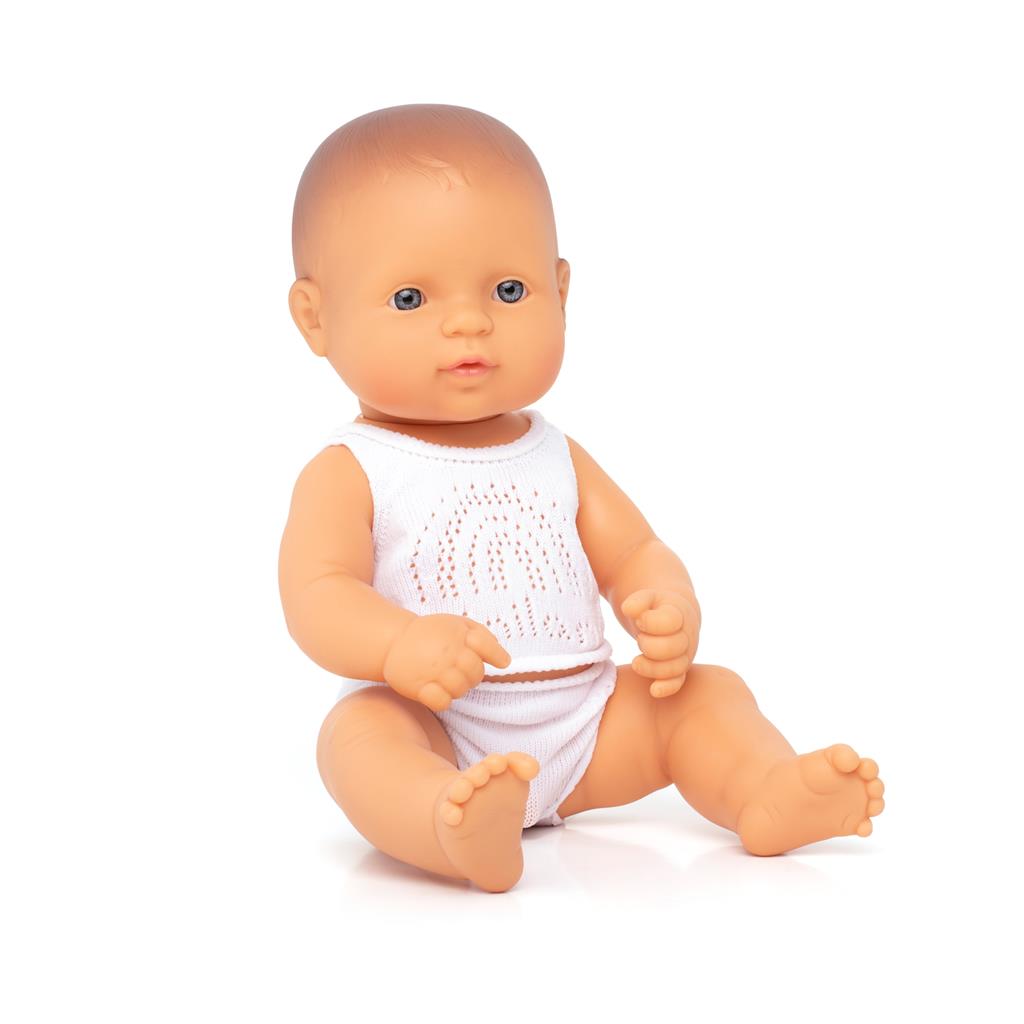 Pop Europese jongen (baby, 32 cm) - Miniland