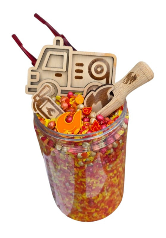 SensoryFun PourAndPlay Speelset — FireFire