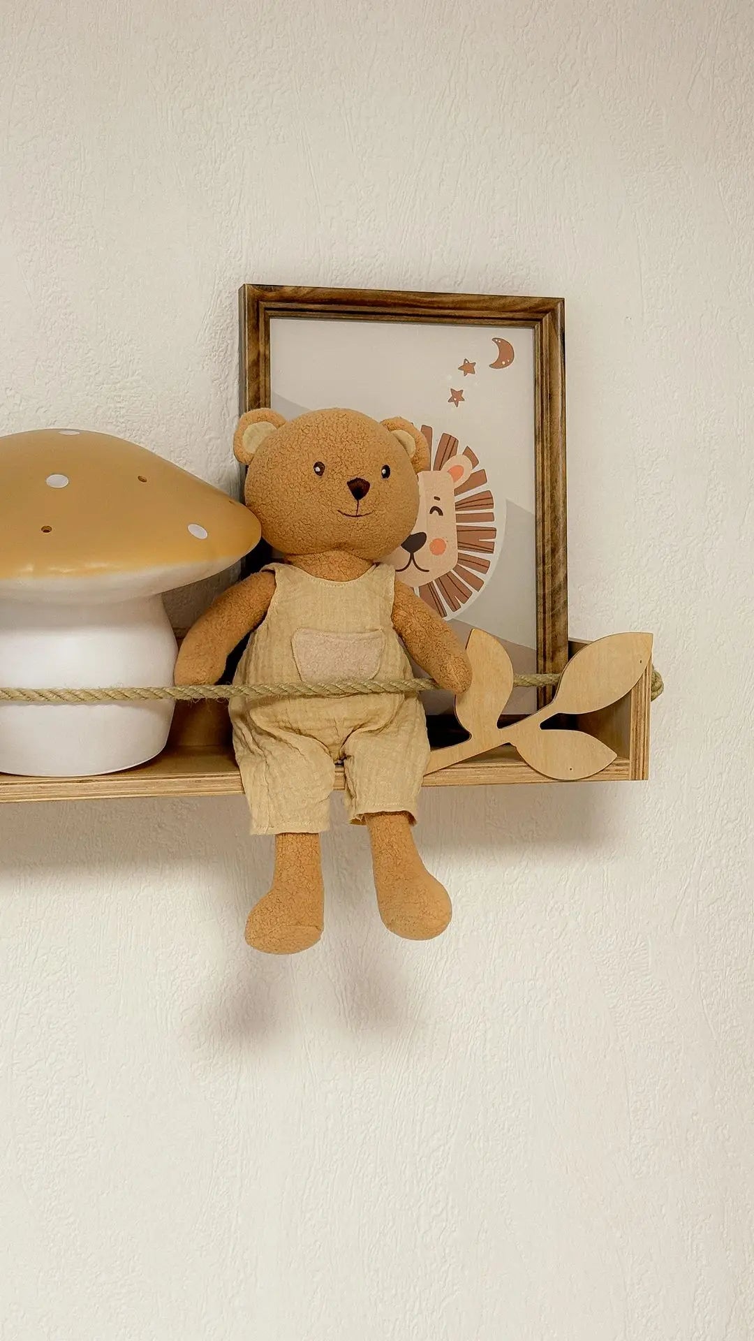 Egmont Toys - Marcel de beer klein knuffel van biologisch katoen