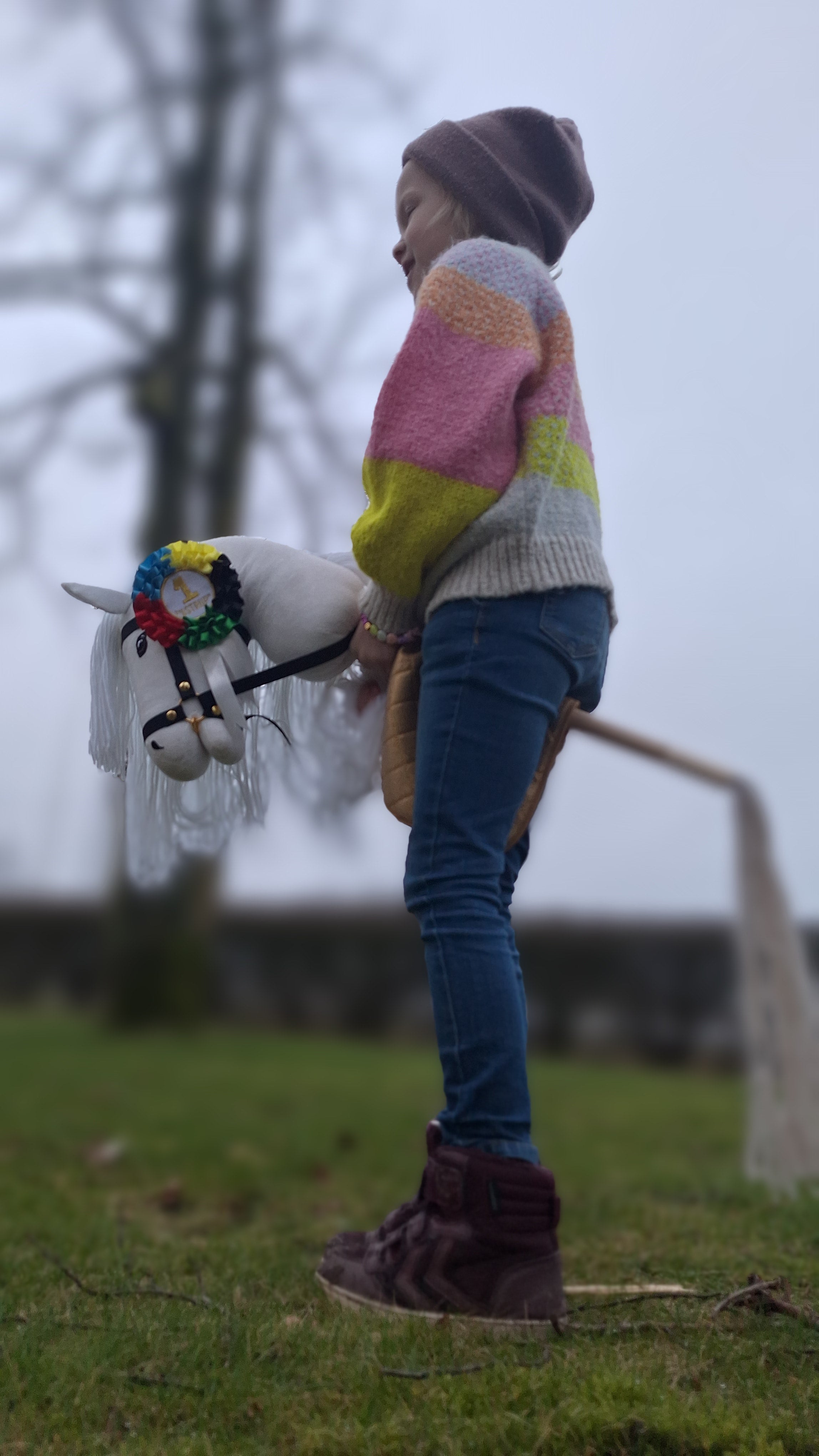 VOORDEELSET Byastrup deluxe stokpaard + LIMITED rozet + LIMITED dekje + tas