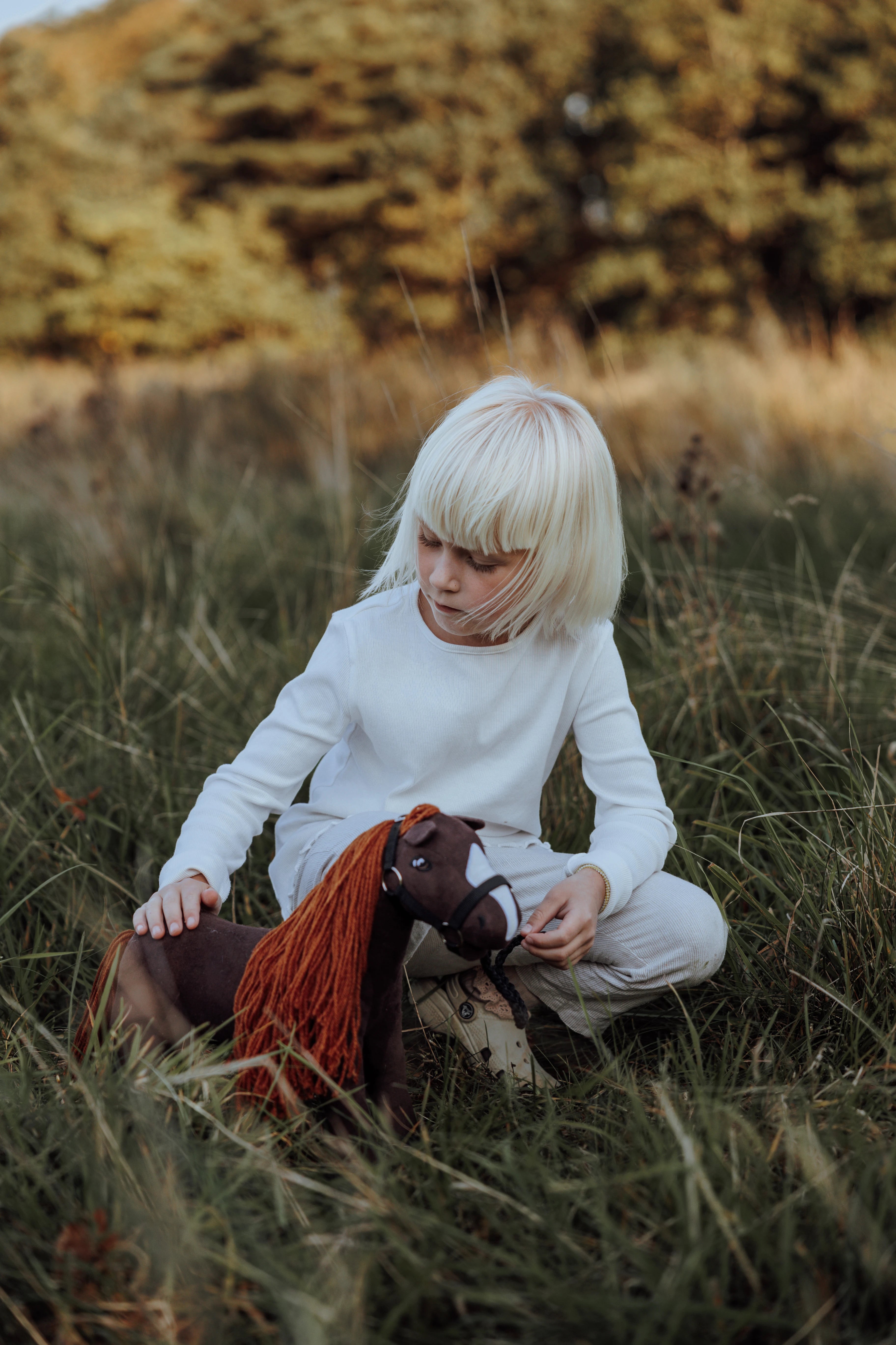 ByAstrup - Mini paard pony knuffel bruin