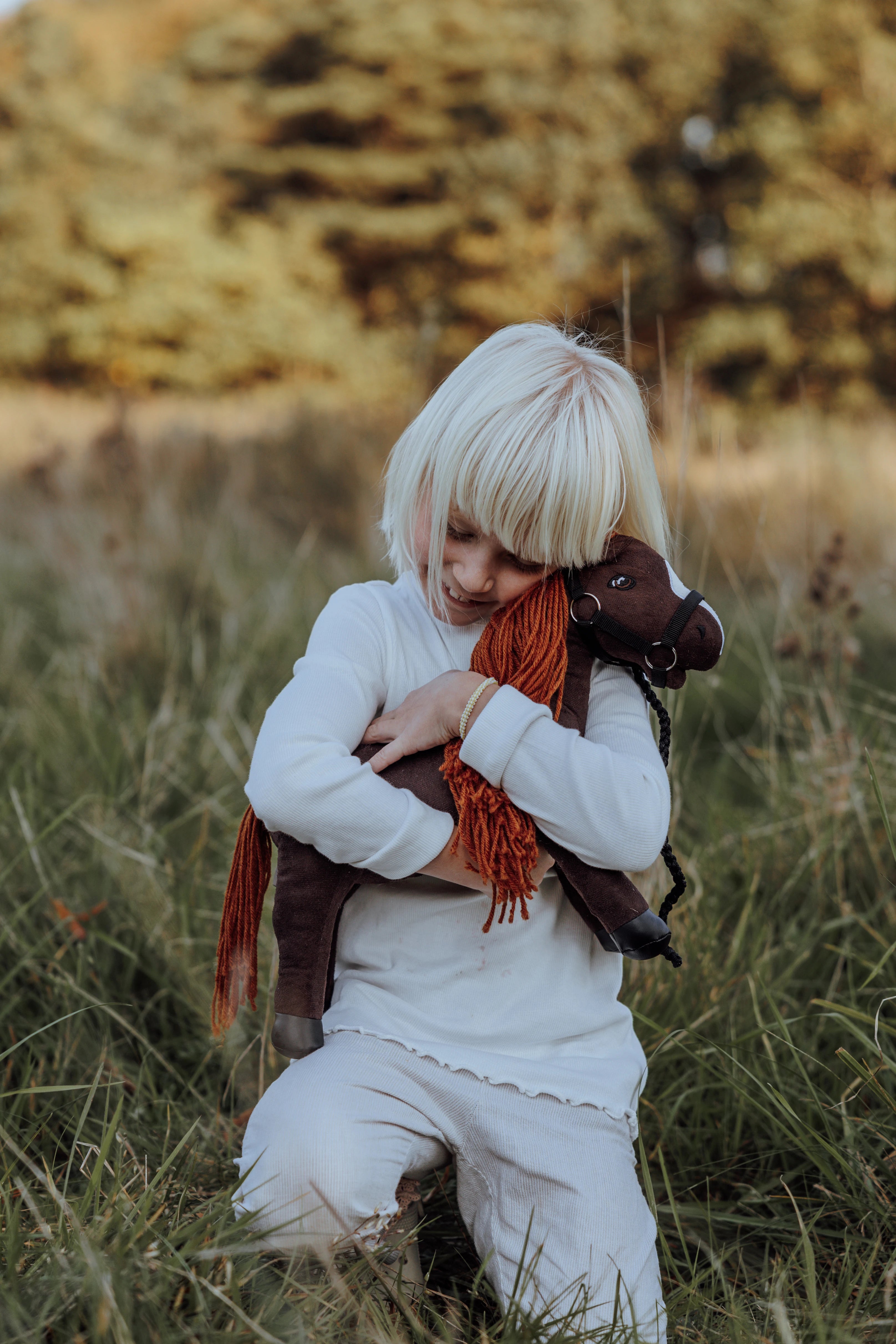 ByAstrup - Mini paard pony knuffel bruin