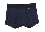 Joha - Wol/Zijde Boxershort - Marineblauw