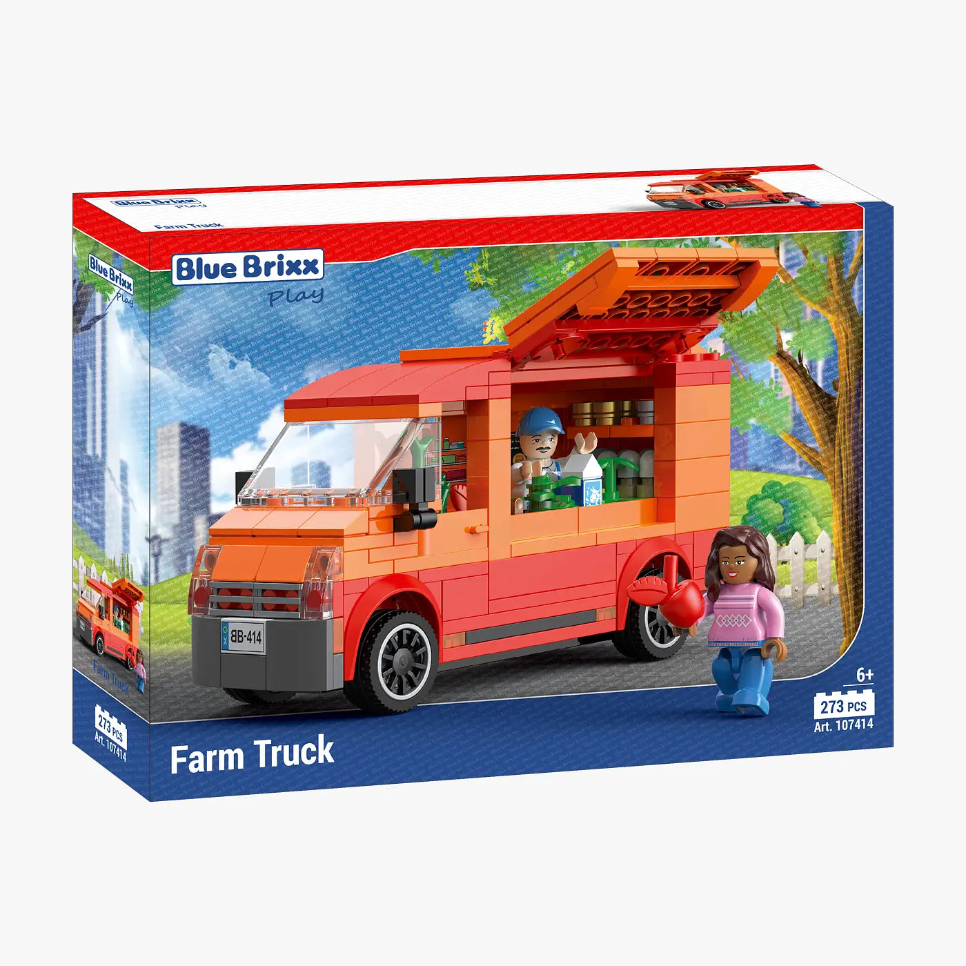 BlueBrixx - Mobiele boerderijwinkel (273 bouwstenen) 6+ jaar - bouwset