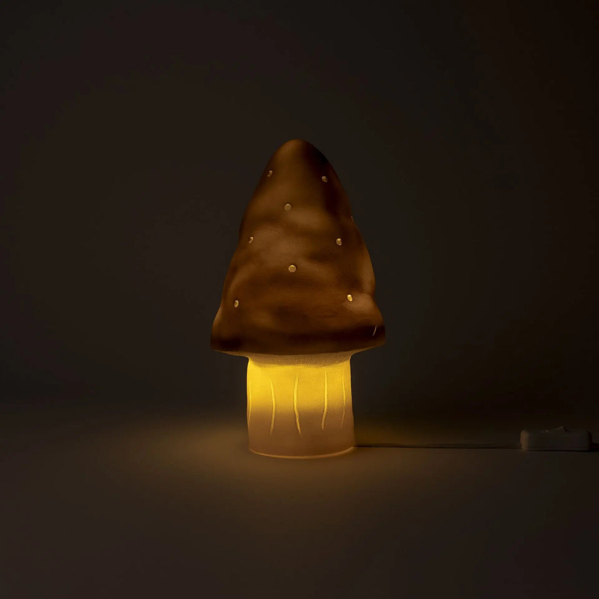 Egmont Toys - Lamp Paddenstoel Chocolade 15 x 28 cm - Heico