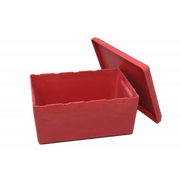 Wissner - Speelbak (hoog) met deksel voor sensorisch spel - rood