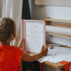 Kidywolf - Kidydraw-pro PINK lichtgevende tekentablet + 4 stiften