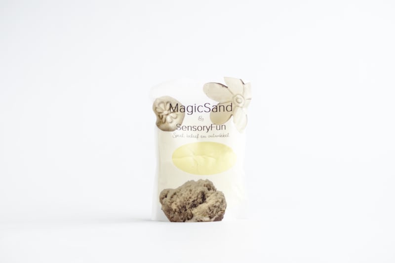 MagicSand Kinetisch Zand Potje 100 ml — Geel