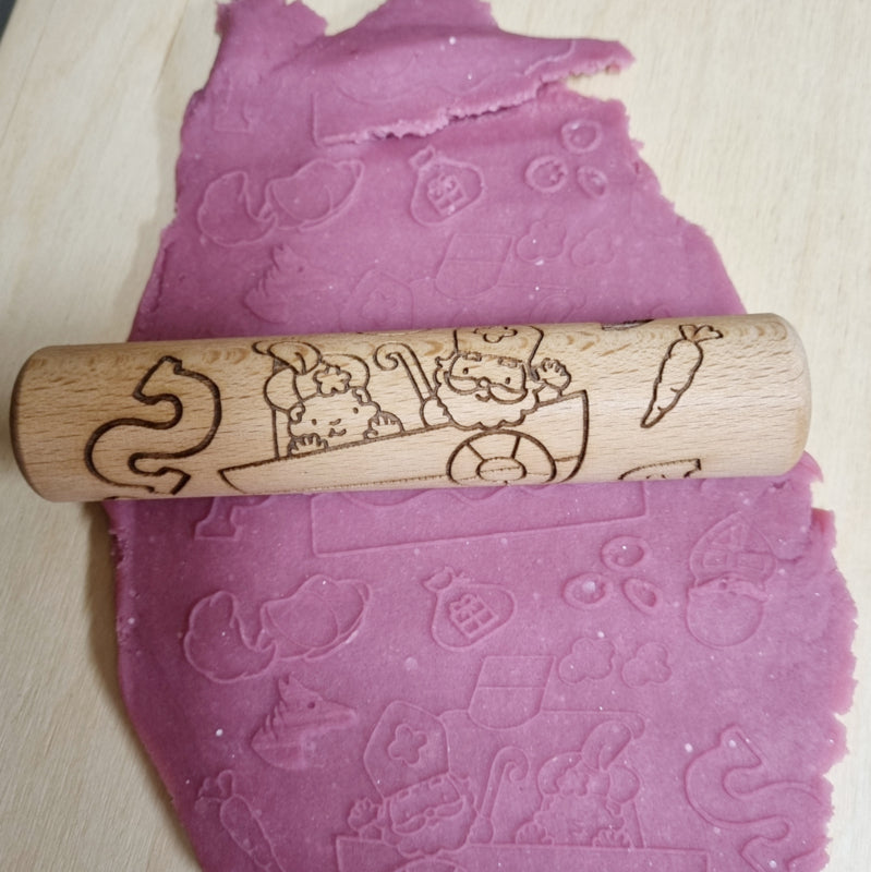 Kiddi - Houten roller Sinterklaas