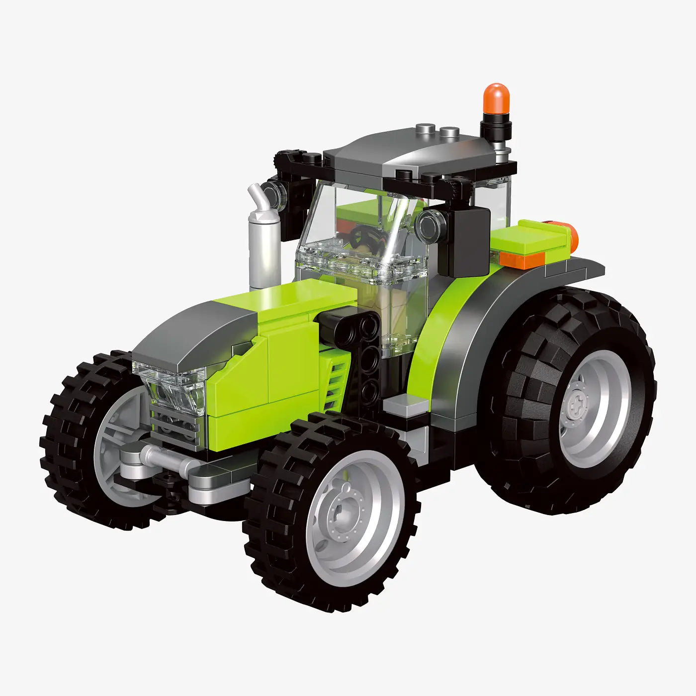 BlueBrixx - Grote Tractor met gereedschap (692 bouwstenen) 6+ jaar - bouwset