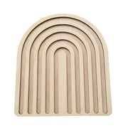 Kiddi - Vulvorm Regenboog Groot – hout