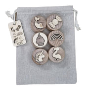 Kiddi - Houten stempelset Sweet – 6 stempels