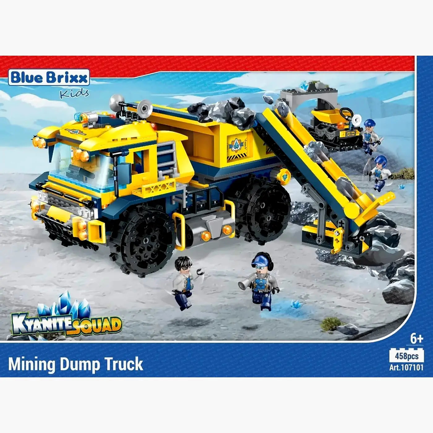 BlueBrixx - Kyanite Squad Mijnbouw kiepwagen (565 bouwstenen) 6+ jaar - bouwset