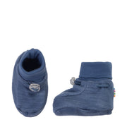 Joha - Wol/Bamboe Sloofjes Dubbellaags - Donkerblauw