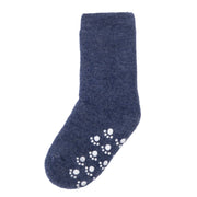 Joha - Wol Antislip Wollen Sokken - Denim Mélange