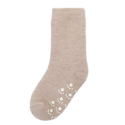 Joha - Wol Antislip Wollen Sokken - Beige Mélange