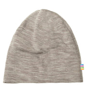 Joha - Wol-Fleece Muts Dubbellaags - Sesam Mélange