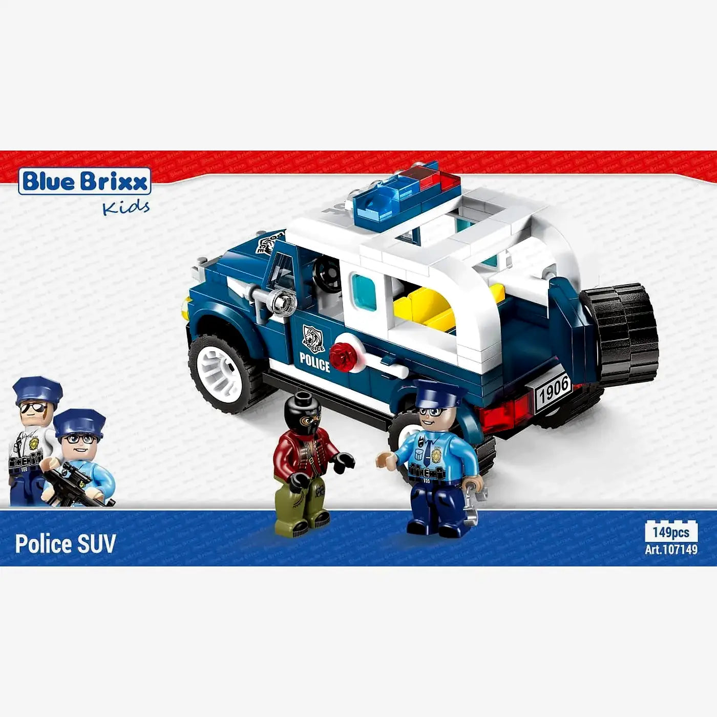 BlueBrixx - Politie SUV (149 onderdelen) 6+ jaar