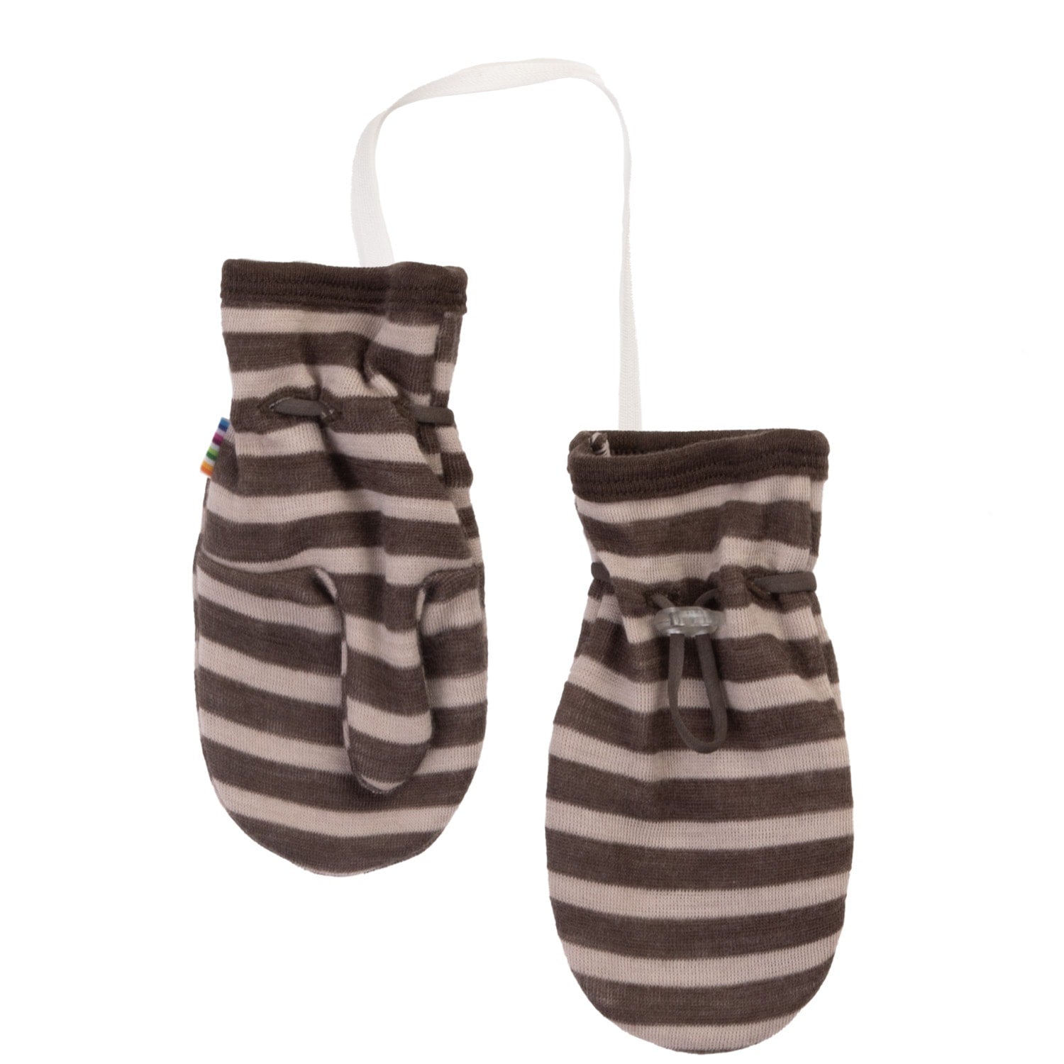 Joha - Wol-Fleece Wantjes met Duim - Donkerbruin