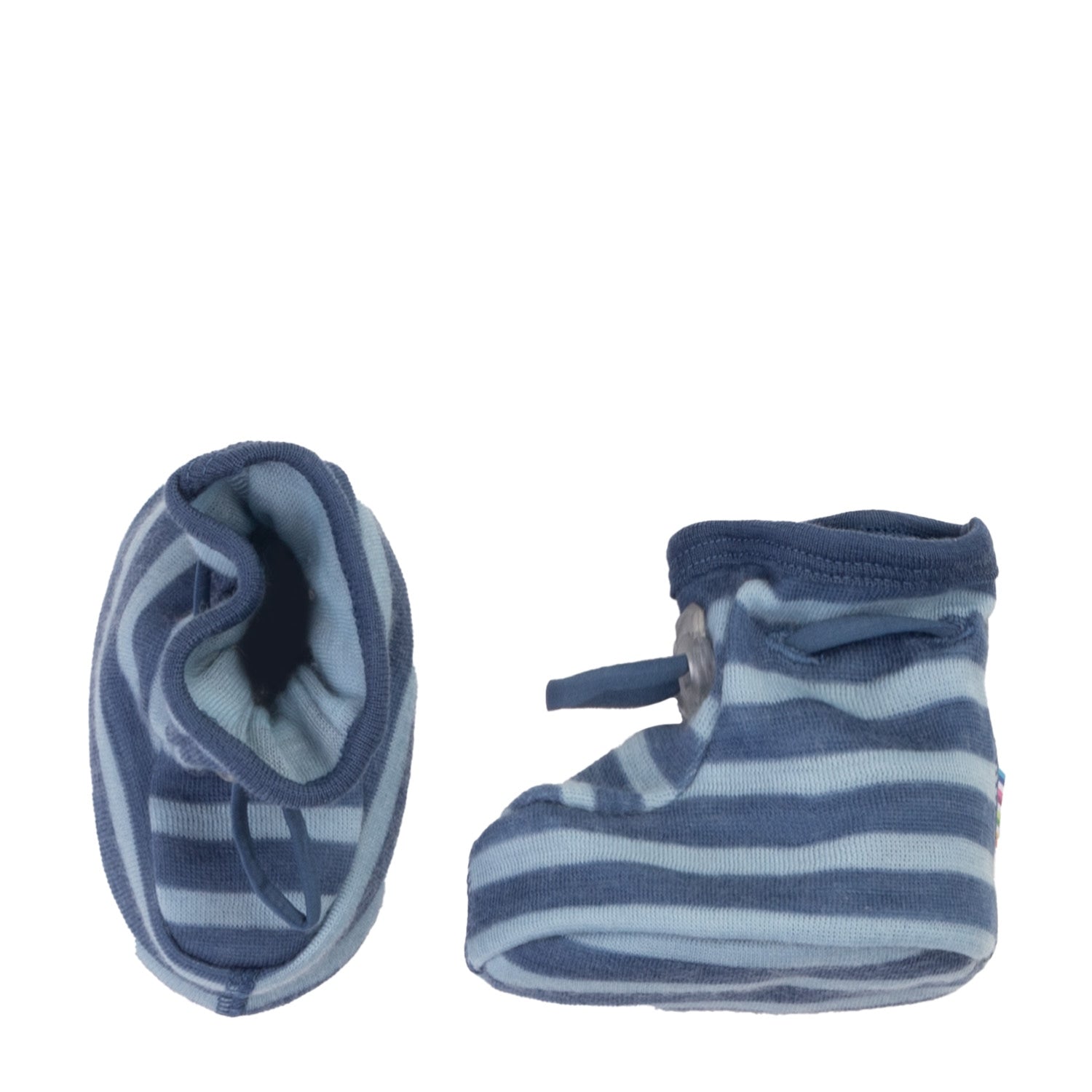 Joha - Wol-Fleece Sloofjes Dubbellaags - Donkerblauw