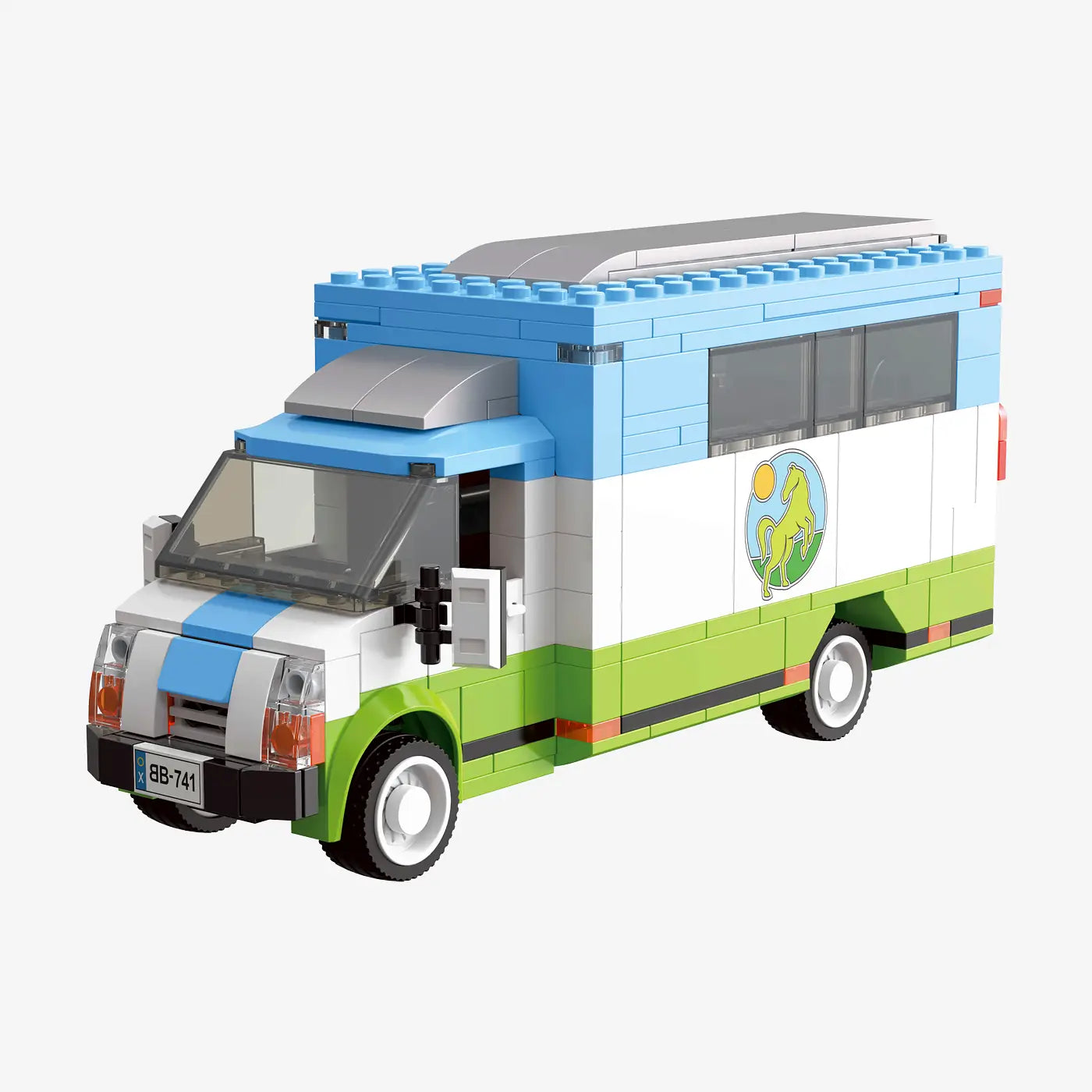 BlueBrixx - Paardentransporter (341 bouwstenen) 6+ jaar - bouwset