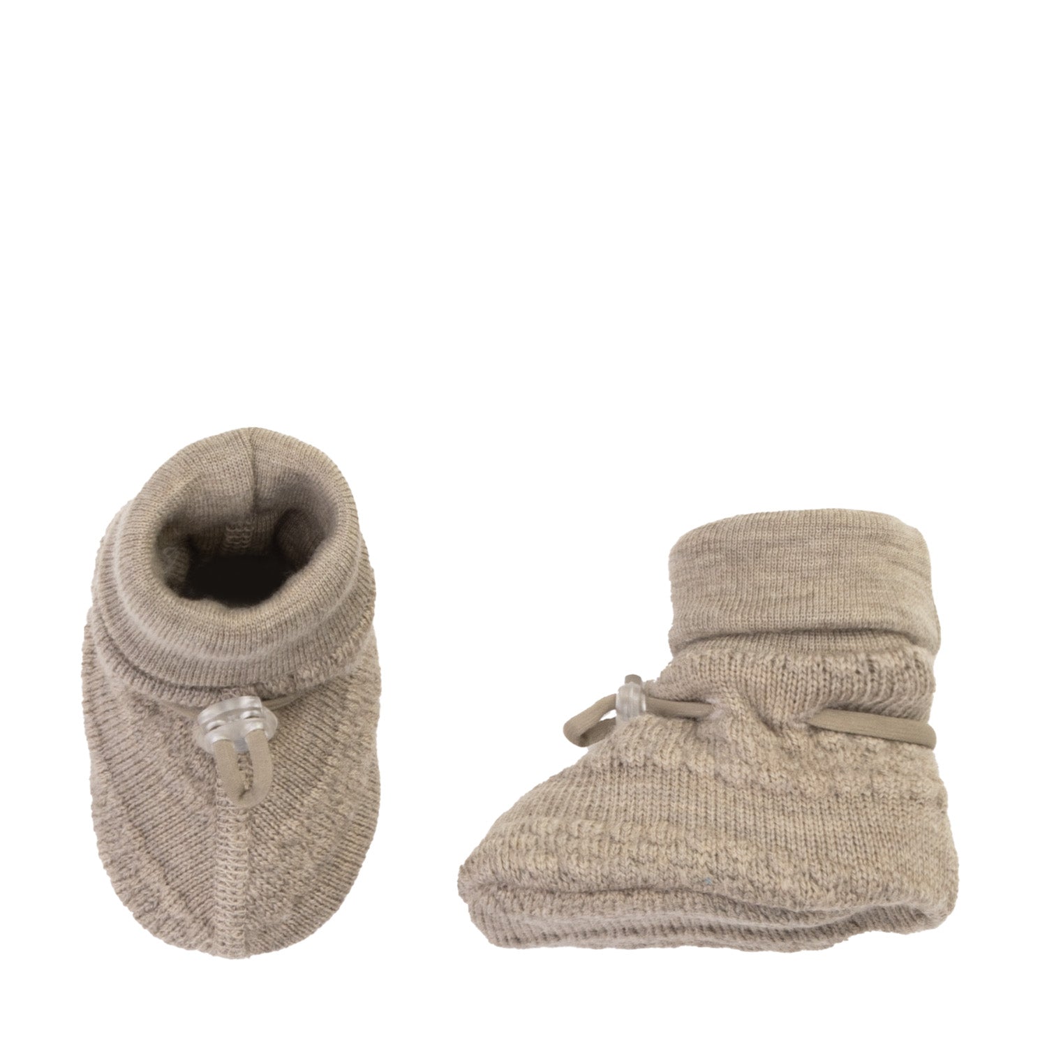 Joha - Wol Sloofjes Dubbellaags - Beige Mélange