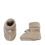 Joha - Wol Sloofjes Dubbellaags - Beige Mélange