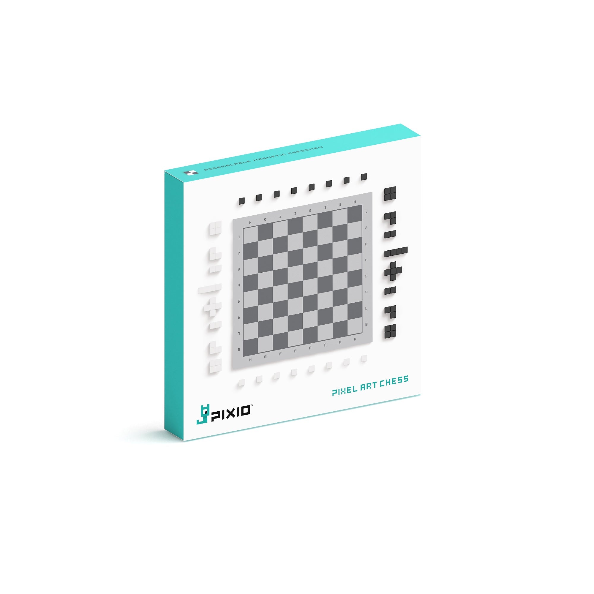 Pixio - Boardgame Pixel Art Chess - 70 magneetblokjes