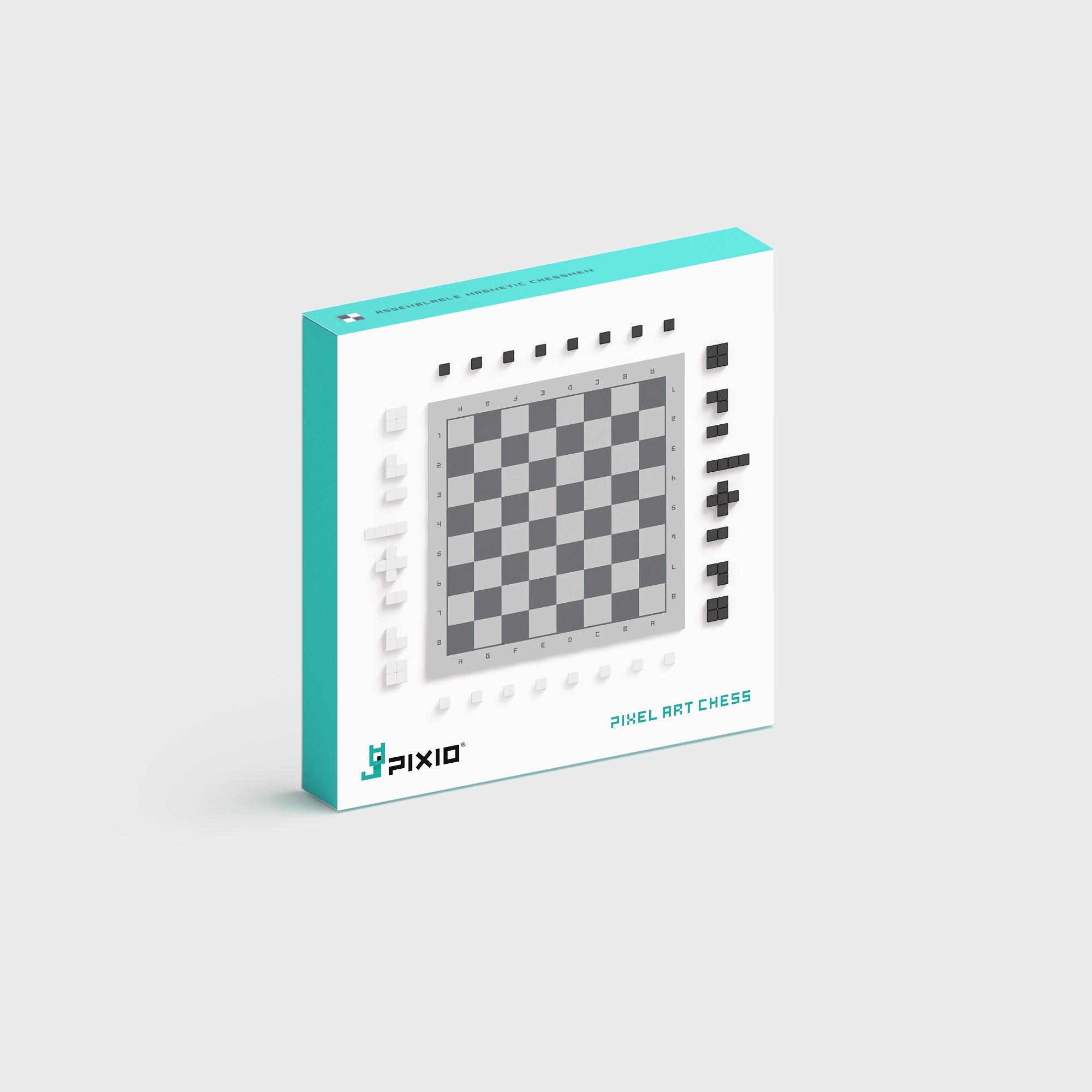Pixio - Boardgame Pixel Art Chess - 70 magneetblokjes