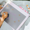 Kidywolf - Kidydraw-pro PINK lichtgevende tekentablet + 4 stiften