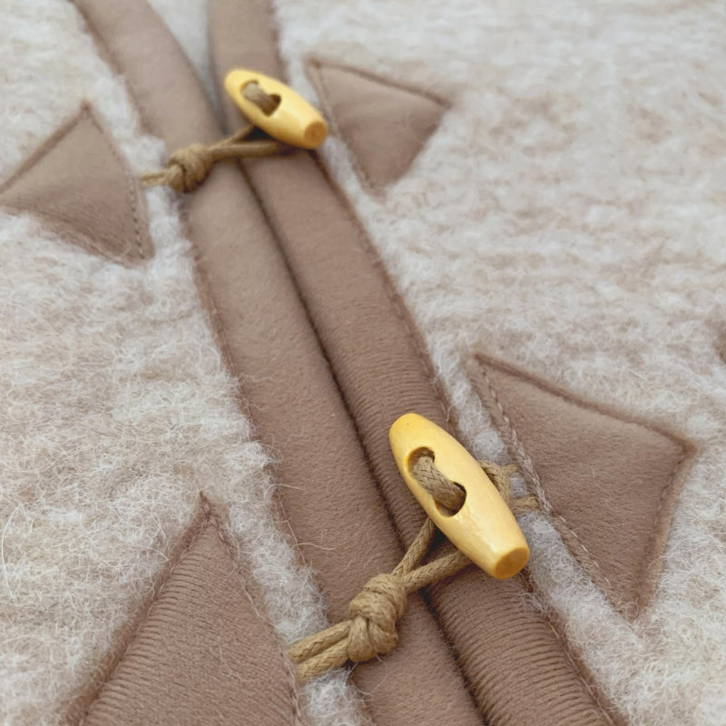 Alwero Jr - Vest of bodywarmer Alpen Beige - 100% wol