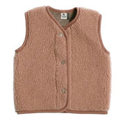 Alwero Jr - Vest of bodywarmer Tyb light - Rugby Tan - 100% wol