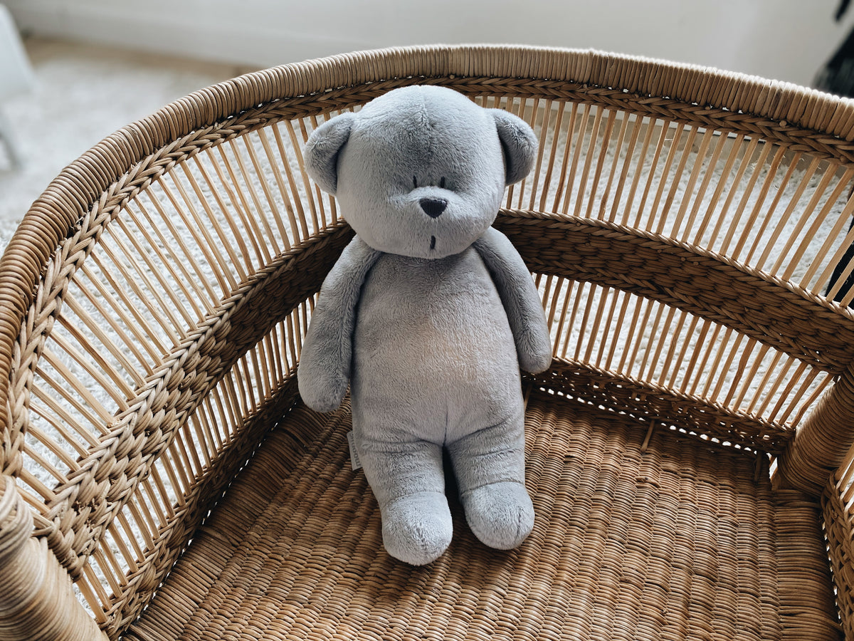 Moonie Beer Knuffel met Nachtlampje Silver