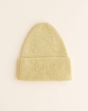 Hvid Wollen mutsje Fonzie KIDS Light Yellow