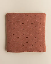 Hvid Wollen babydeken Bibi Brick