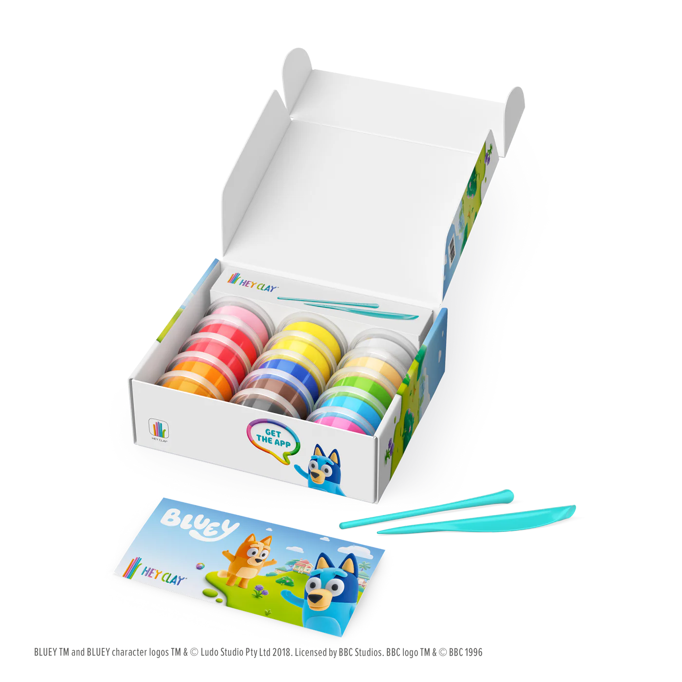 Hey Clay - Bluey & Friends LIMITED EDITION BLUEY - 15 potjes
