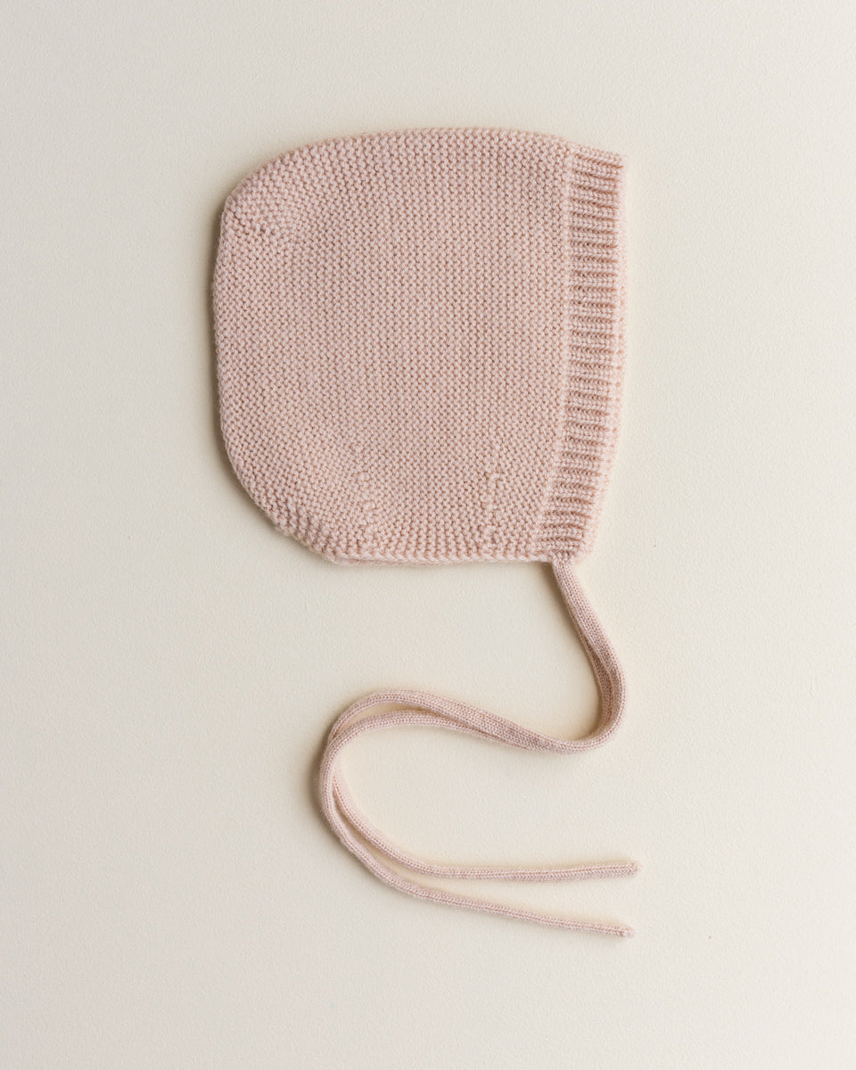 Hvid Wollen bonnet Dolly Apricot