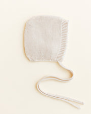 Hvid Wollen bonnet Dolly Cream
