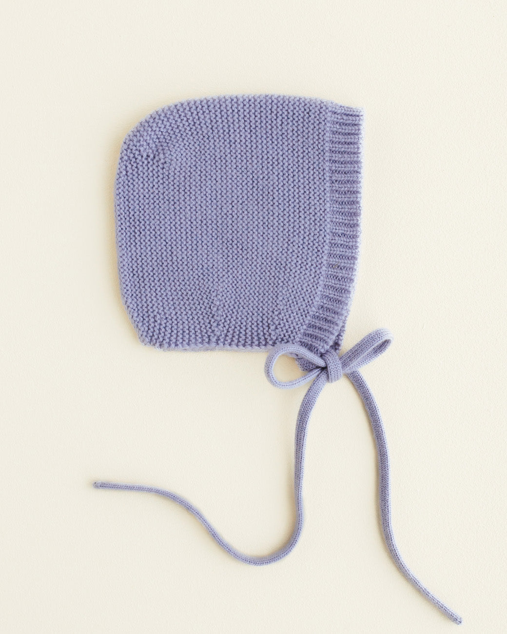 Hvid Wollen bonnet Dolly Lilac