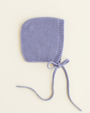 Hvid Wollen bonnet Dolly Lilac