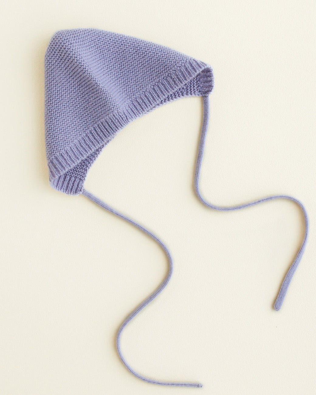 Hvid Wollen bonnet Dolly Lilac