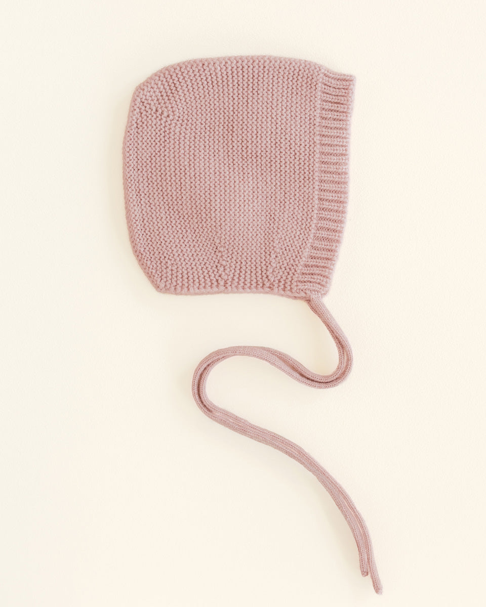 Hvid Wollen bonnet Dolly Powder