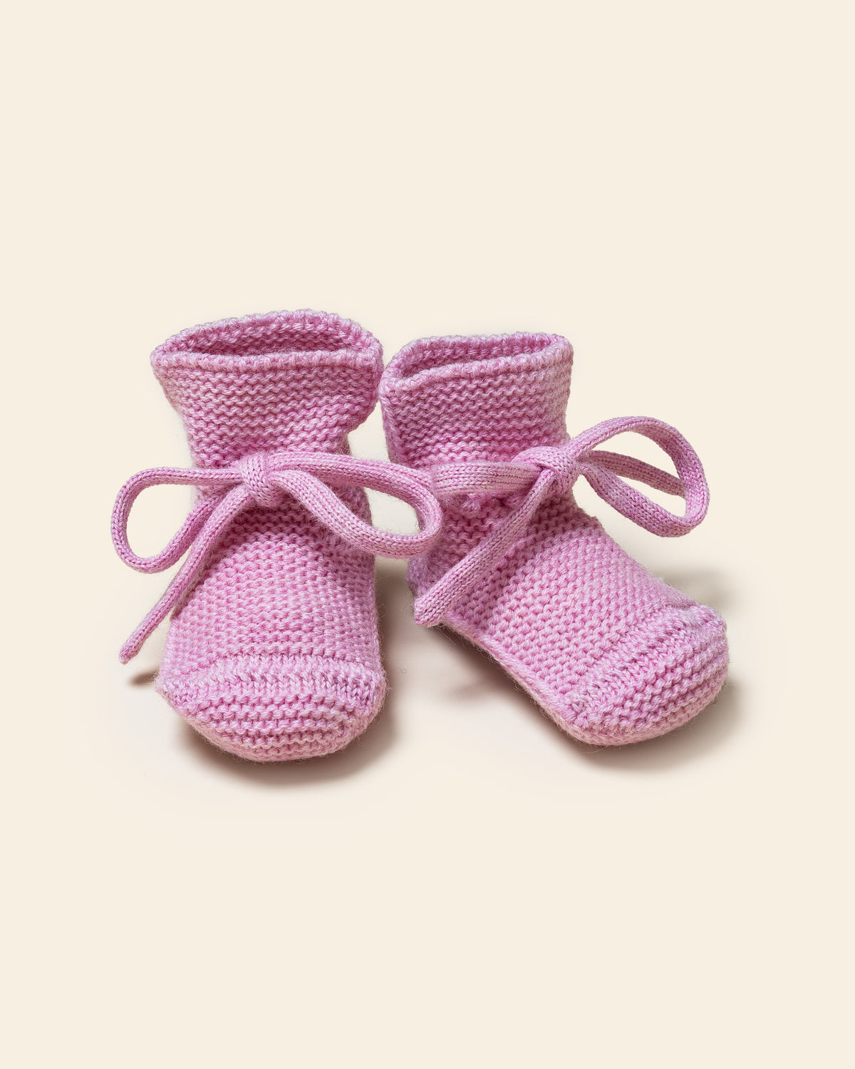 Hvid - Slofjes - 100% merinowol - Cotton Candy/Red