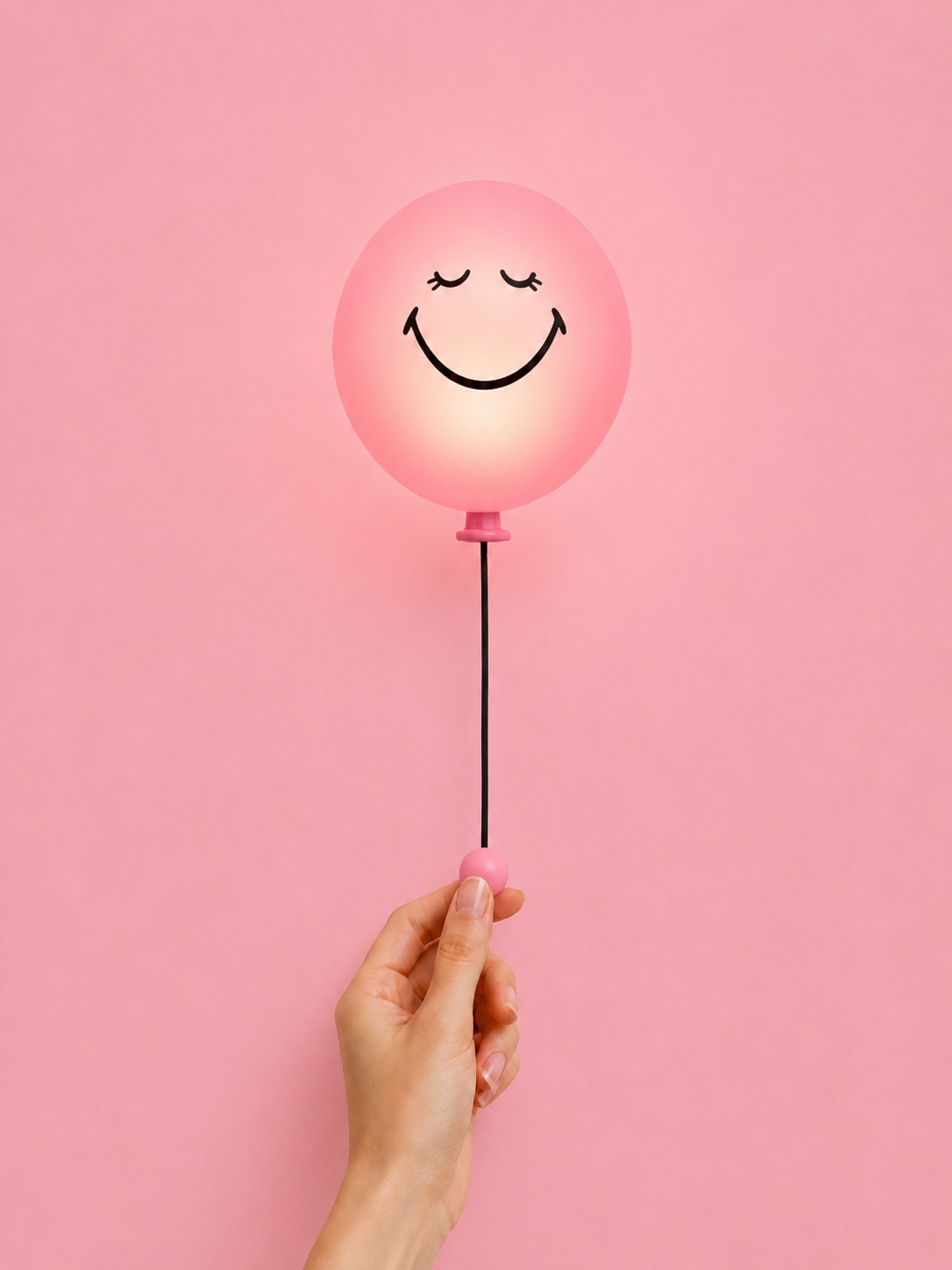 MOB - Bubbly Light roze met smiley