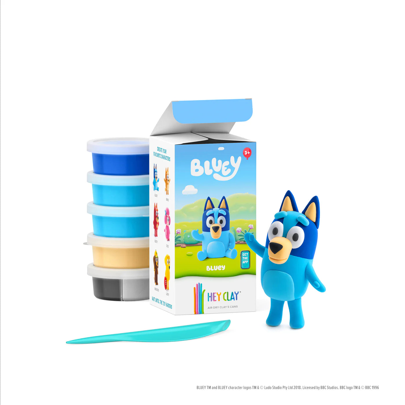 Hey Clay - Bluey LIMITED EDITION BLUEY - 5 potjes