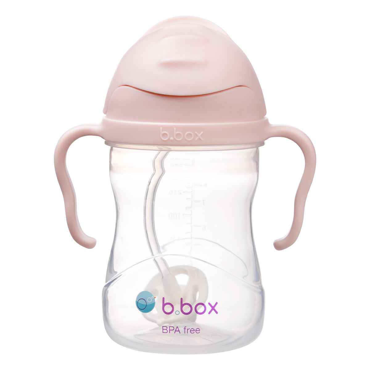 b.box - Drinkbeker met rietje blush