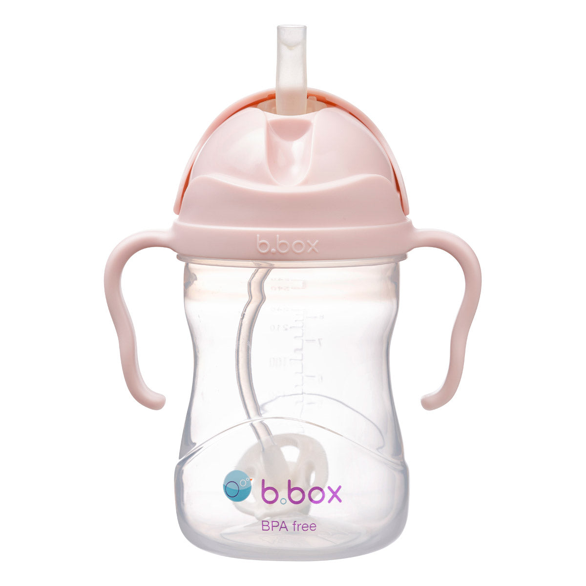 b.box - Drinkbeker met rietje blush